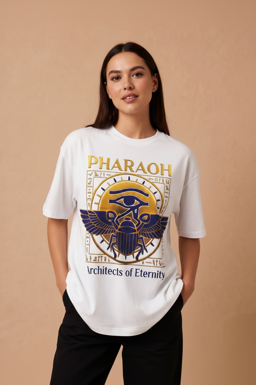 Pharaoh — Architects of Eternity Oversized Tee Women