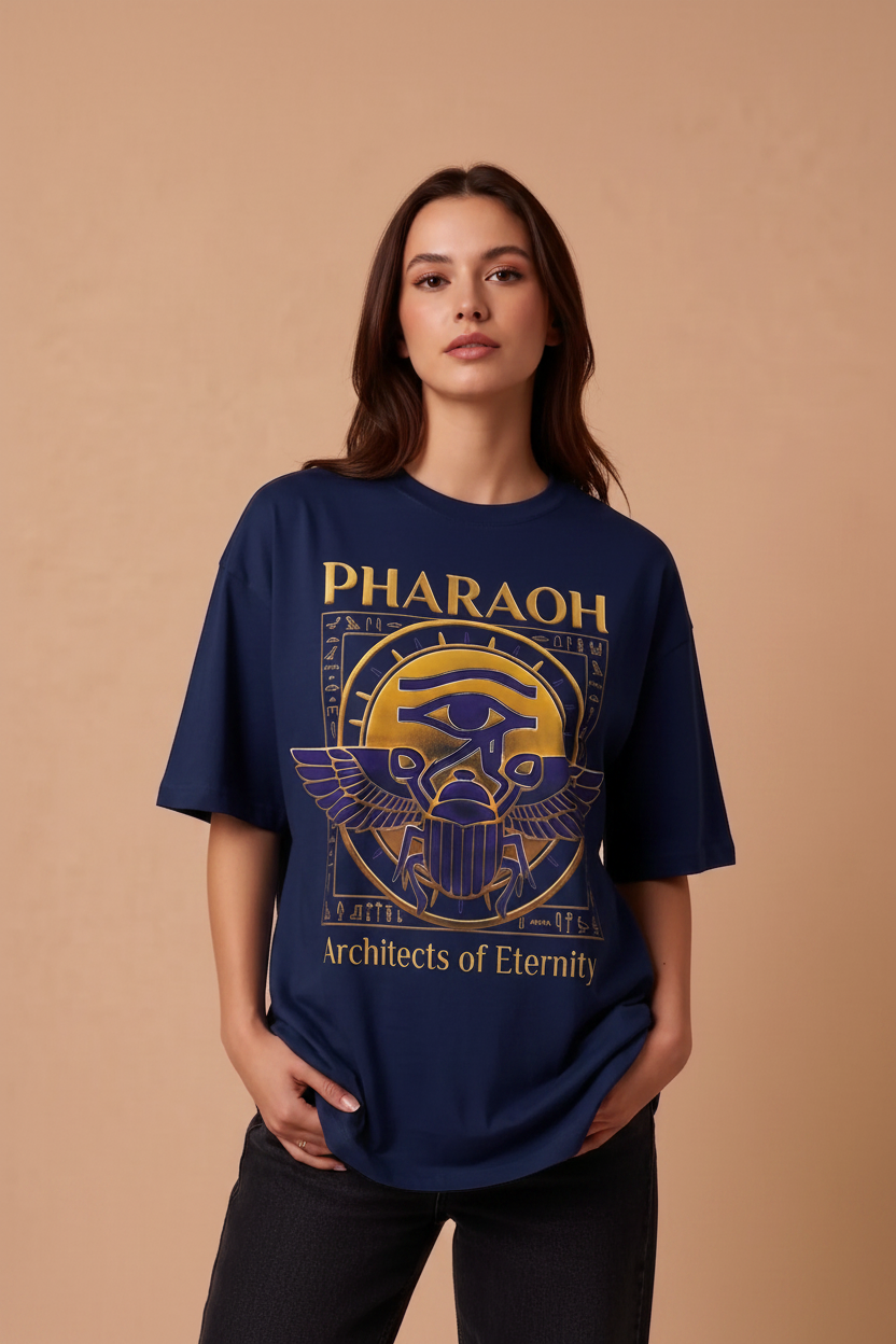Pharaoh — Architects of Eternity Oversized Tee Women