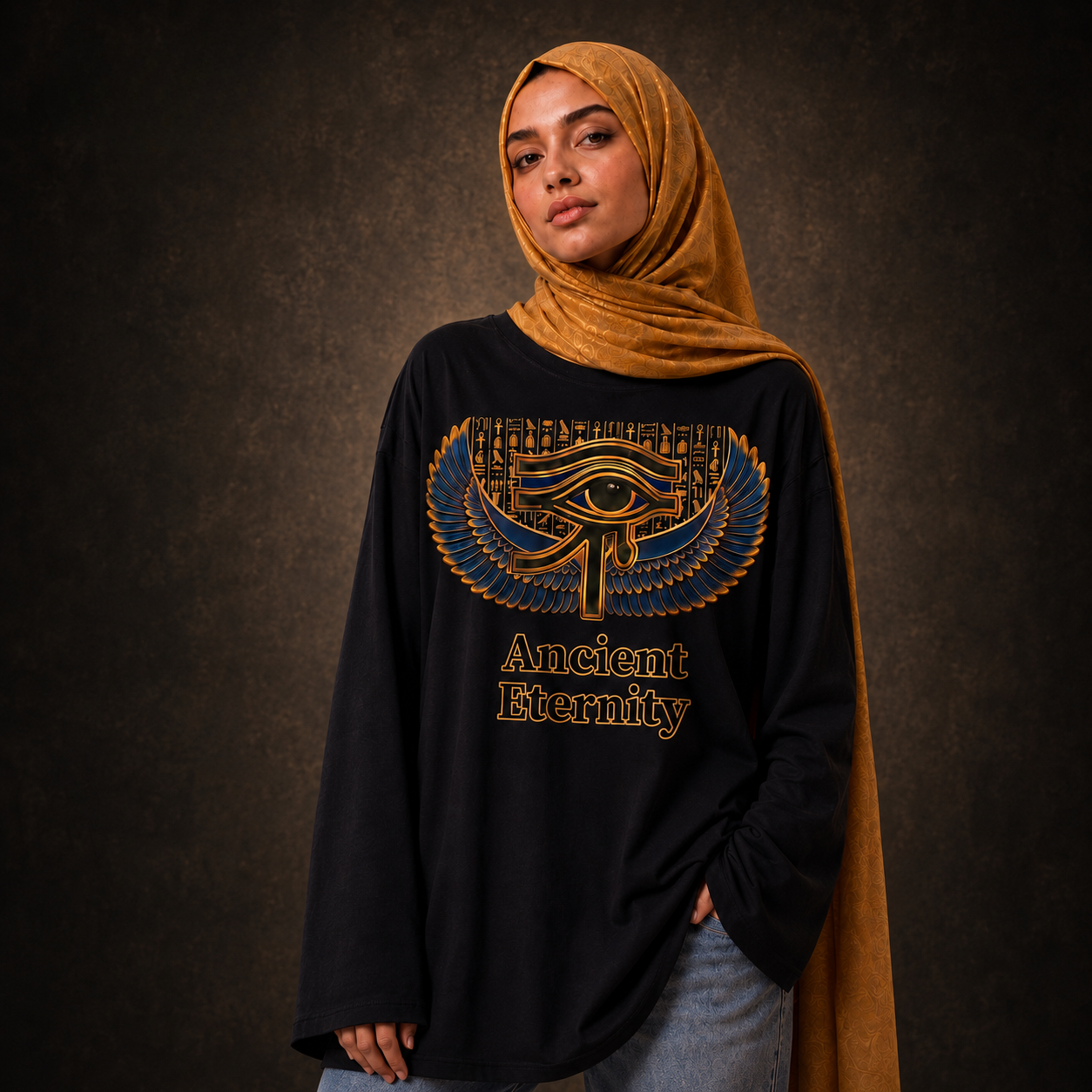 Ancient Eternity Long Sleeve Oversize Tee