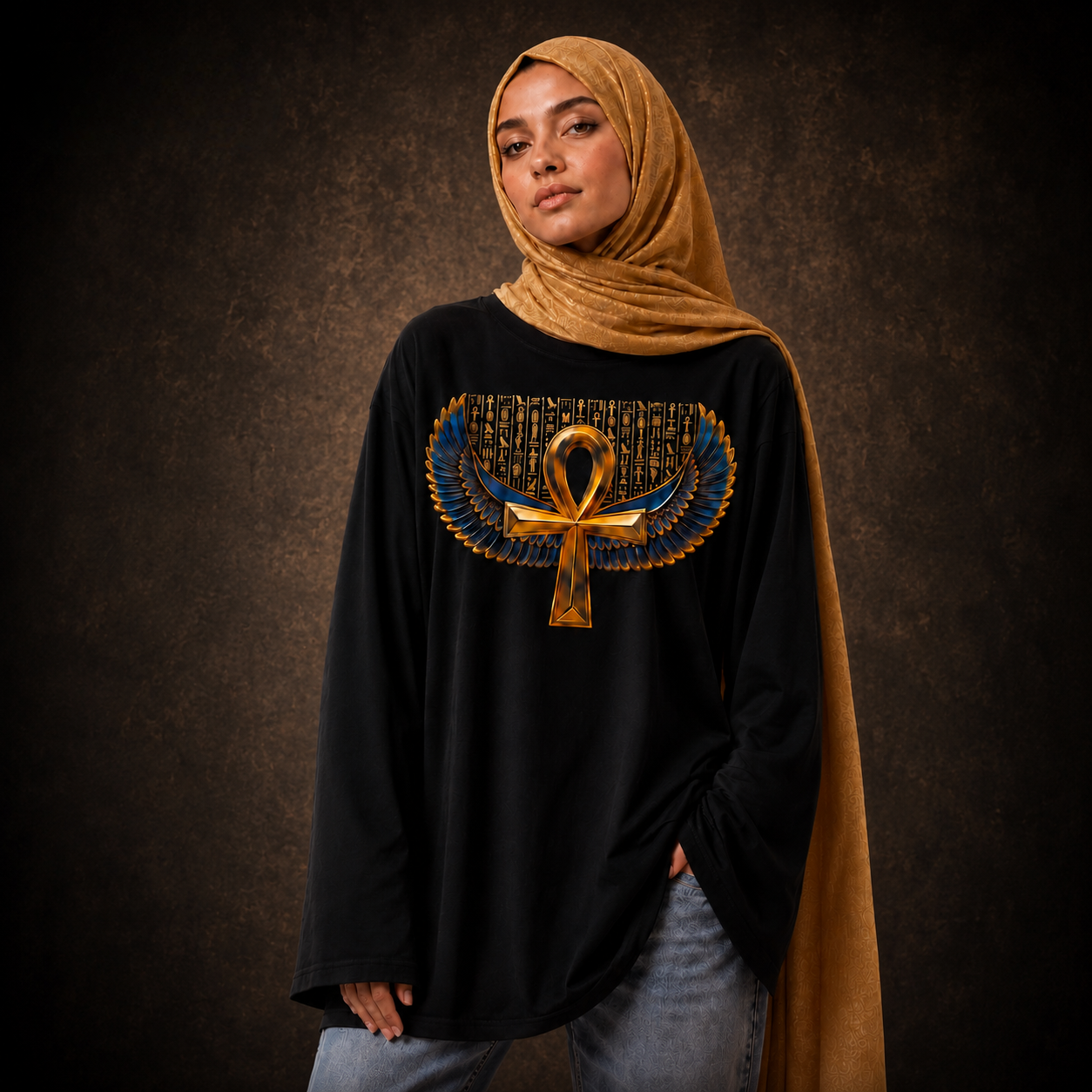 Eternity Protocol Long Sleeve Oversize Tee