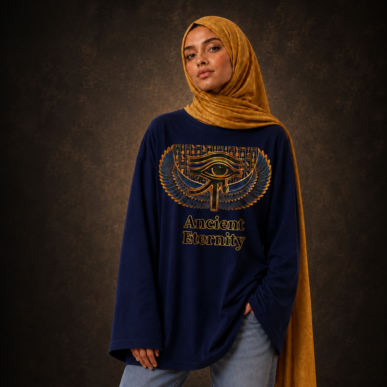 Ancient Eternity Long Sleeve Oversize Tee