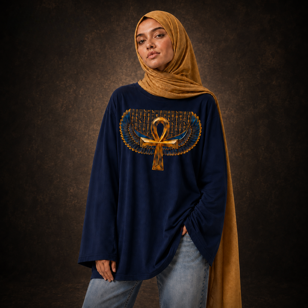Eternity Protocol Long Sleeve Oversize Tee