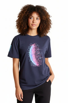 Cyber Crescent Oversized Tee Women