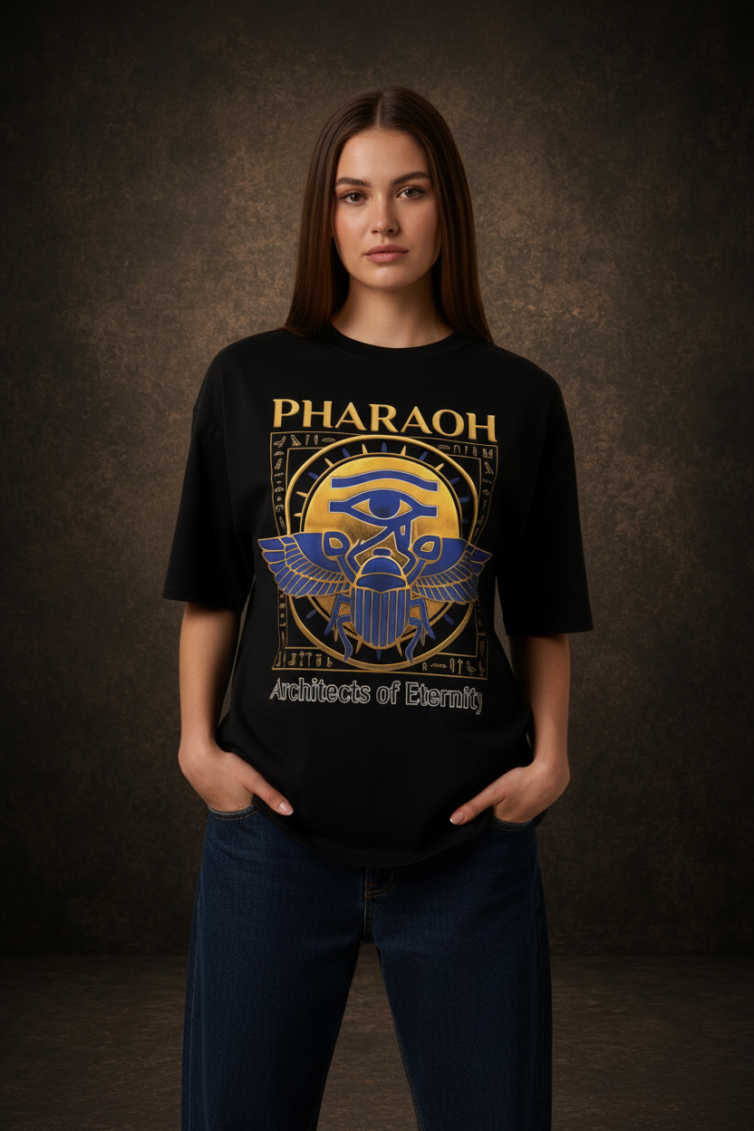 Pharaoh — Architects of Eternity Oversized Tee Women