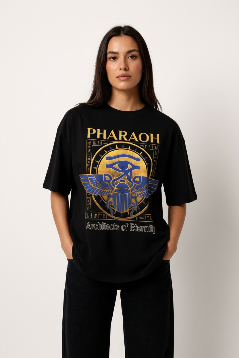 Pharaoh — Architects of Eternity Oversized Tee Women