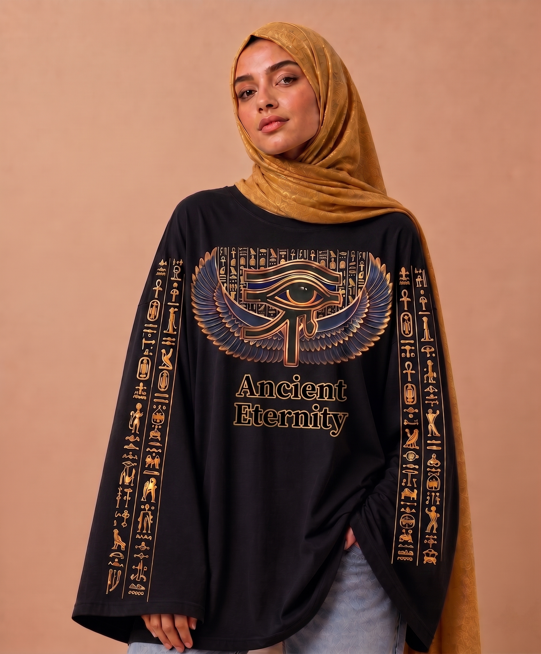Ancient Eternity Long Sleeve Oversize Tee
