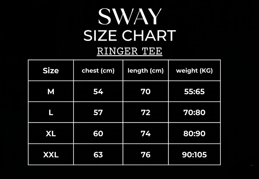 SWAY Ringer Fit Tee