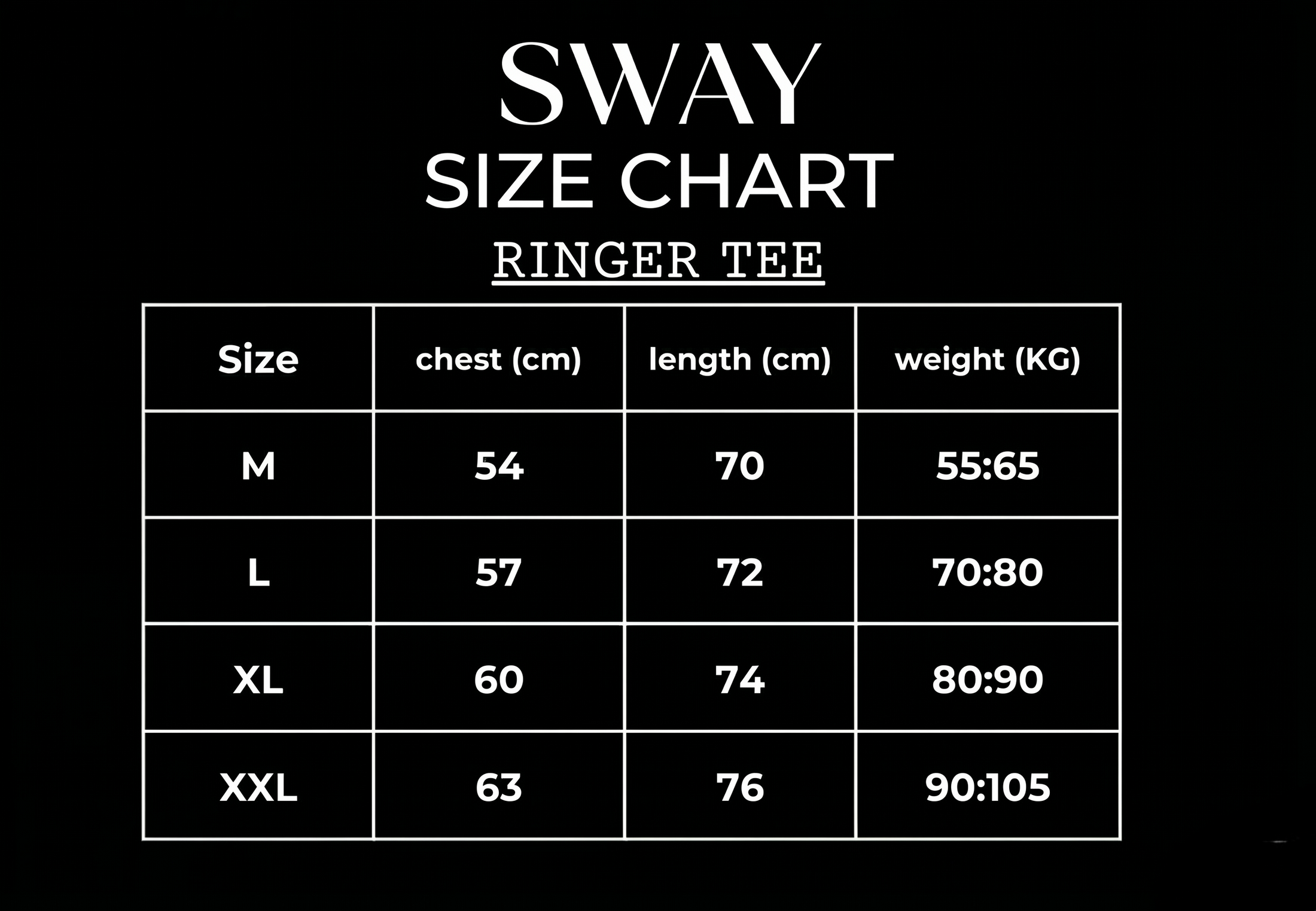 SWAY Ringer Fit Tee