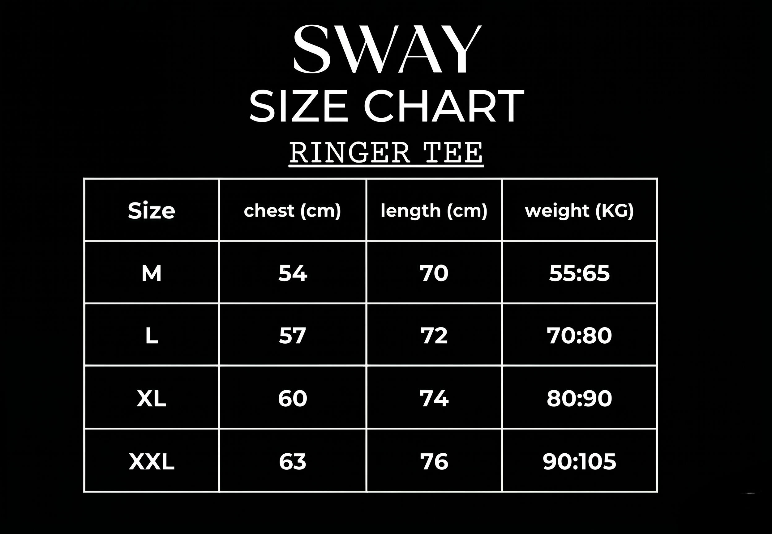 SWAY Ringer Fit Tee