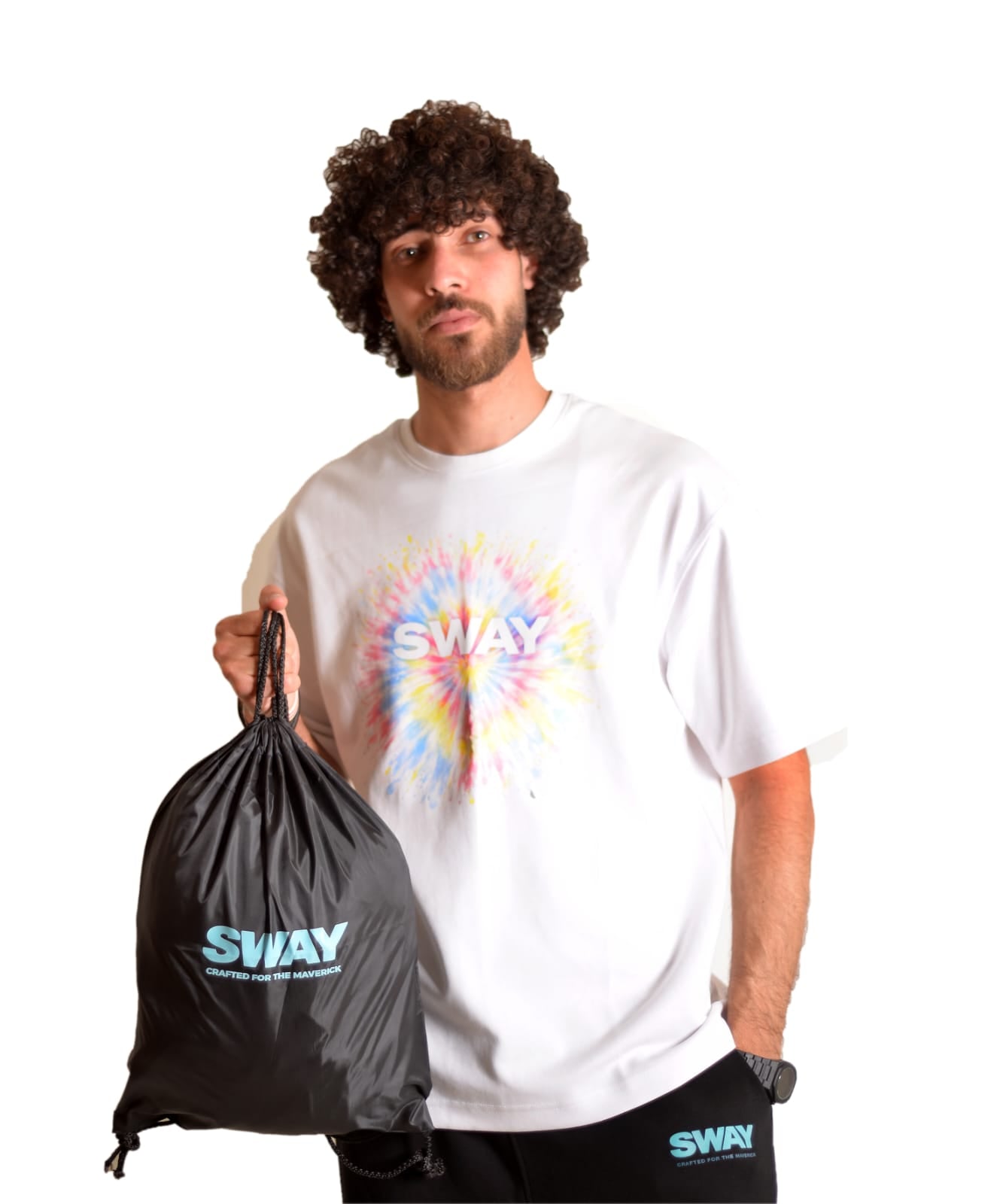 Yellowish Splash Oversized Tee